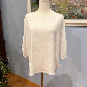 Max Studio Classic Cream Blouse